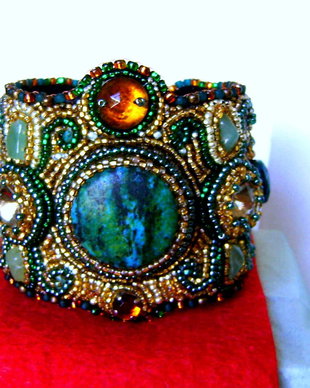 BlackFriday Today !! Bratara aurie vintage