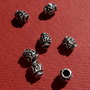 Butoias antichizat din argint .925 aprox 5x4 mm