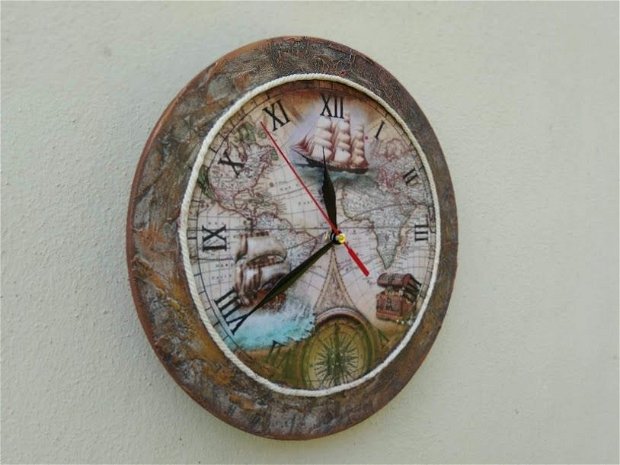 Ceas de perete-Corabia Pirat