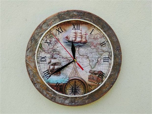 Ceas de perete-Corabia Pirat
