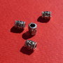 Tubulet antichizat din argint .925 aprox 4x4.8 mm