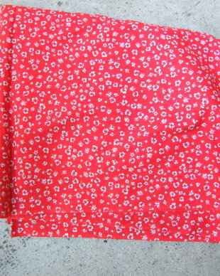 Cupon bumbac cu flori  2,50m