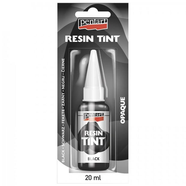 Resin tint- colorant opac pt rasini, 20 ml- negru, 40073