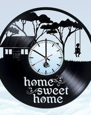 ceas de perete "Home sweet home"