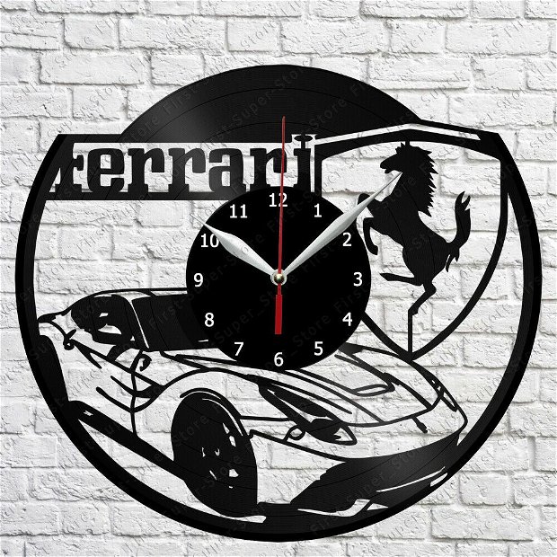 ceas de perete " Ferrari"