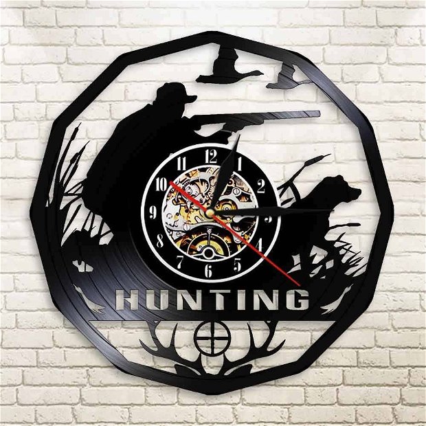 ceas de perete "hunting"
