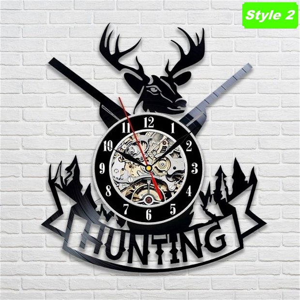 ceas de perete  " hunting 3"