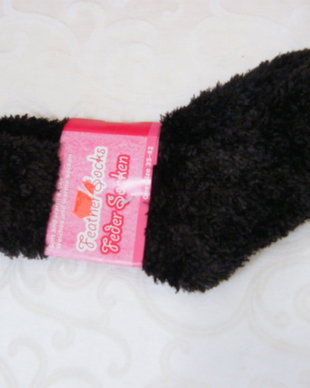 Nou-sosete pufoase feather socks 36/42