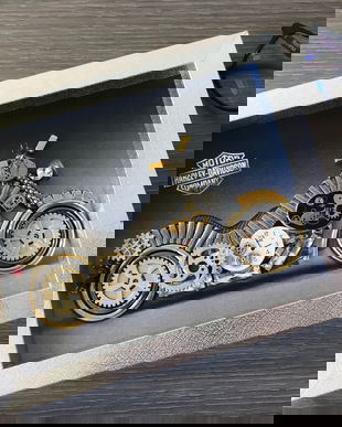Motocicleta model Harley Davidson Cod M 541, Cadouri originale pentru barbati, Cadouri zile de nastere, Decoratiuni casa