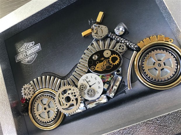 Motocicleta model Harley Davidson Cod M 541・Cadouri originale pentru barbati・Cadouri zile de nastere・Decoratiuni casa