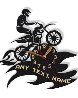 ceas de perete "Motocross"