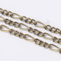 Lant bronz, 3.5x7mm
