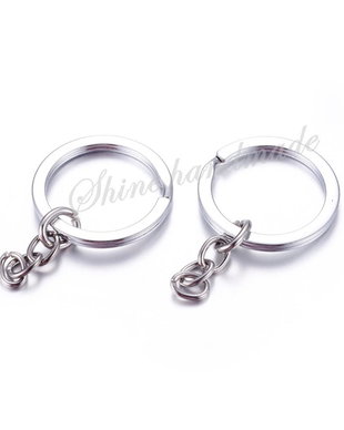Inel breloc cu lant, 33mm