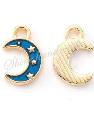 Charm semiluna, 11.5x7.5x1.5mm