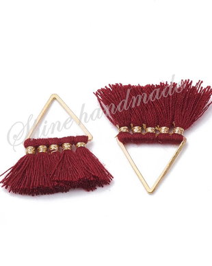 Pandantiv ciucure, 27~31x21~25x2~3mm