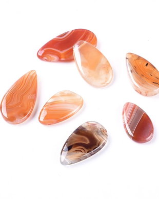 Pandantiv Carneol, 28~40x15~20x5~6mm