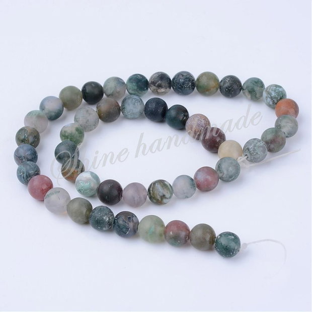 Agate Indiene, 8~8.5mm