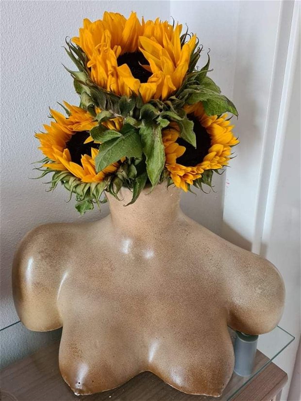 Vaza/Decoratiune CHLOE/Bust de femeie