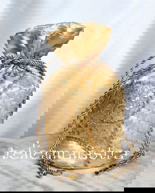 poseta saculet aurie eleganta cu margele si paiete, poseta ocazie, accesorii femei, cadou handmade