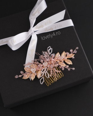 ESTERA - Diadema rose gold