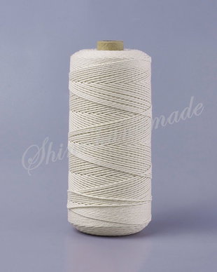 Snur macrame, Antique White, 1mm