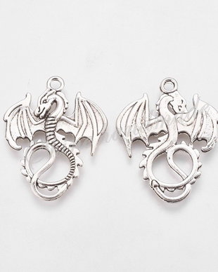 Pandantiv dragon, 35x27x3mm