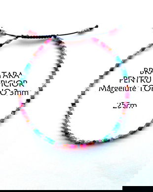 Anklet*Bratara pentru picior*Margelute TOHO*Bratara reglabila*Bratara glezna