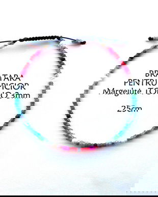 Anklet*Bratara pentru picior*Margelute TOHO*Bratara reglabila*Bratara glezna