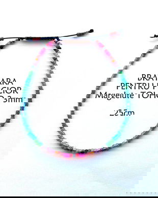 Anklet*Bratara pentru picior*Margelute TOHO*Bratara reglabila*Bratara glezna