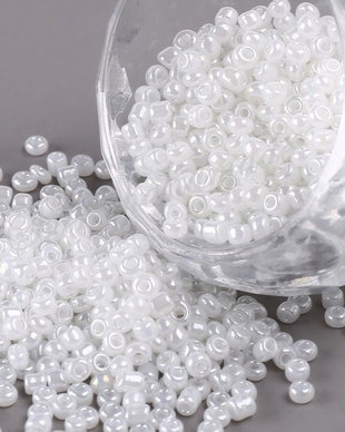 Margele de nisip albe, 2mm (20gr)