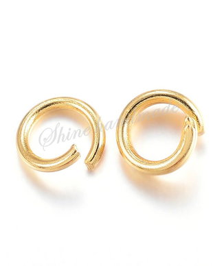 Zale otel inoxidabil auriu 3x0.4mm