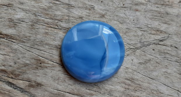 Cabochon opal albastru, 30 mm