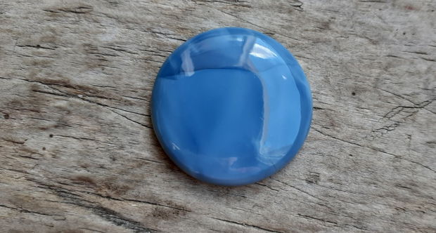 Cabochon opal albastru, 30 mm