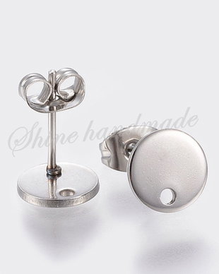 Baza cercei, otel inoxidabil, 10x1mm