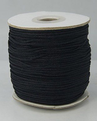 Snur negru de nailon, 1mm
