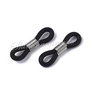 Silicon negru pentru ochelari, 20x5mm