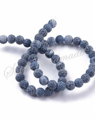 Agate Dark Blue, 8mm