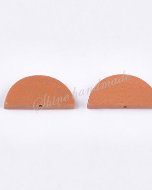 Margele de lemn, Chocolate, 15x30x4mm
