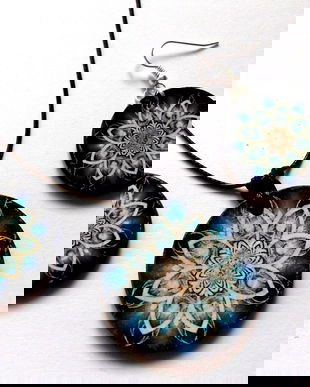 set lemn mandala 39562