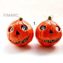 Halloween Pumpkins(mari) - cercei atarnatori