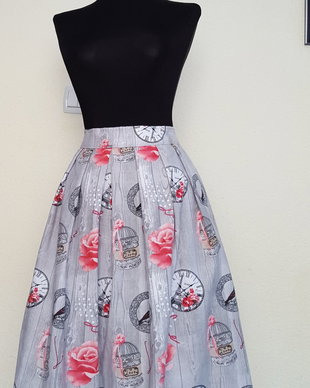 Disponibila Fusta dama din bumbac