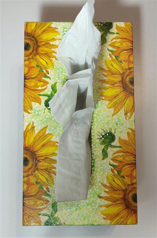 Cutie șervețele cu floarea-soarelui, 2434