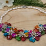 Colier flori & perle
