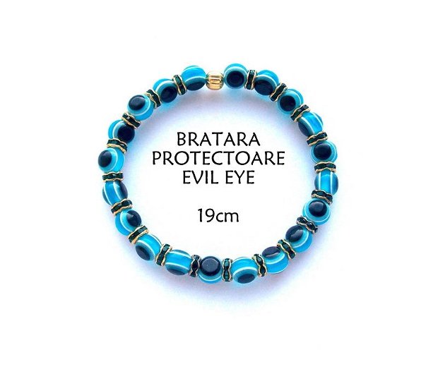 Bratara Evil Eye*Bratara protectoare*Bratara elastica