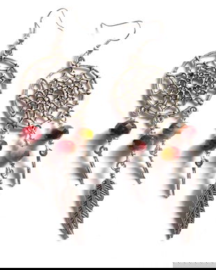 cercei Dreamcatcher cu cristale 39677