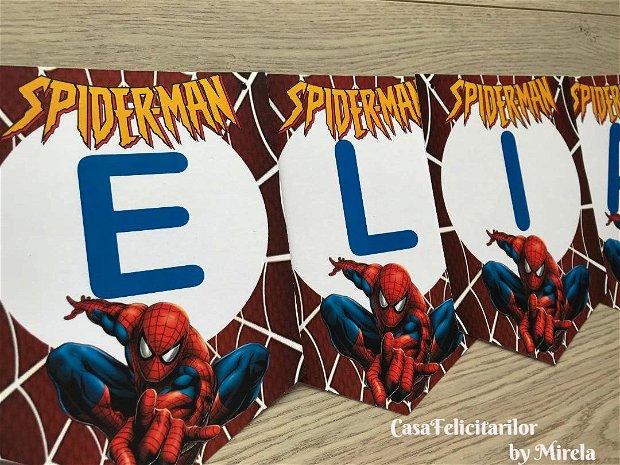 Toppers Spiderman personalizate