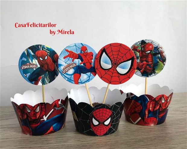 Toppers Spiderman personalizate