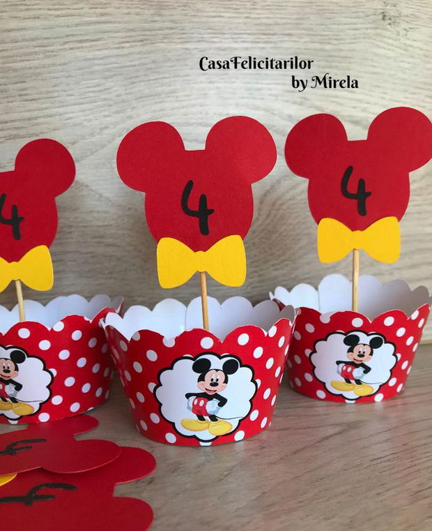 Toppers Mickey mouse cifra aniversara