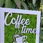 Tablou Coffee Time cu licheni