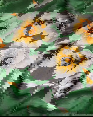 Esarfa mătase naturala fina